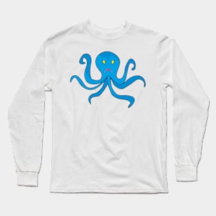 Blue octopus Long Sleeve T-Shirt